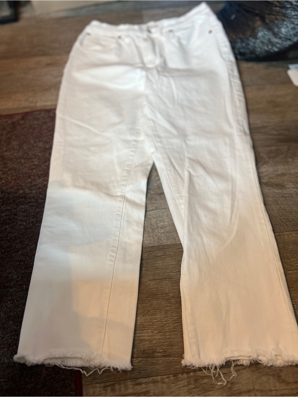 Madewell the high rise slim crop boy Jean size 27